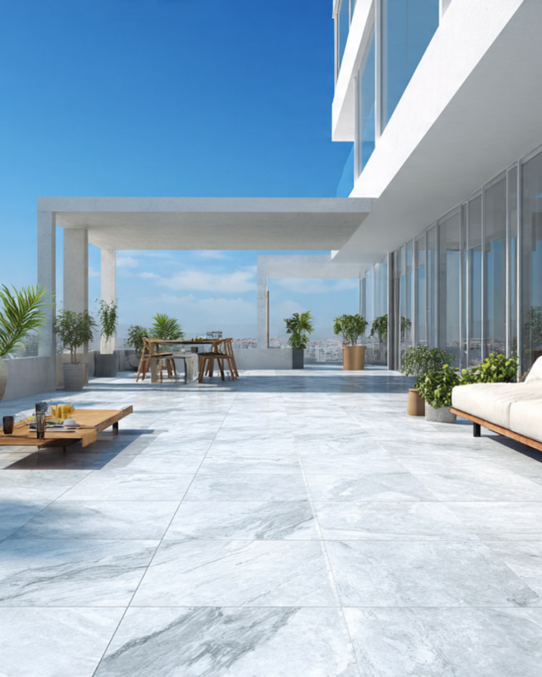 White Cool Roof Tiles in Chennai